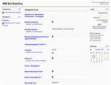 Tablet Screenshot of moodle.bbz-se.de